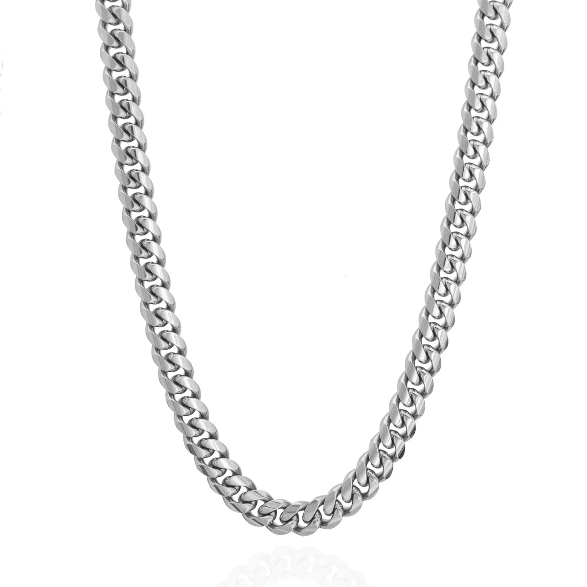 Mens white gold necklace online