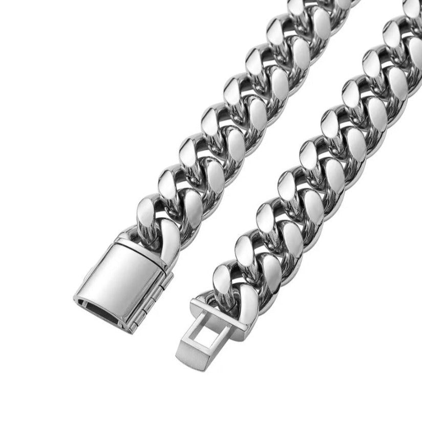 cuban bracelet silver