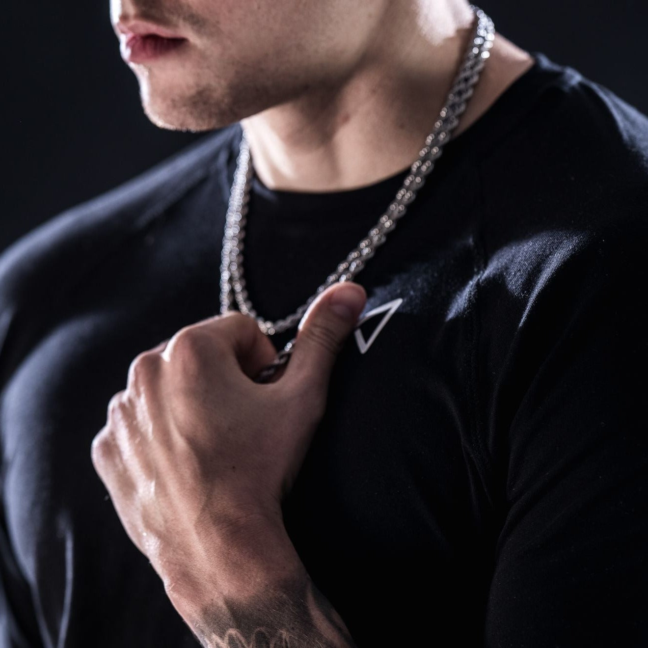 20 and 24 inch Rope Chain in white gold. Rope chain Bracelet. Rope chain set in white gold.