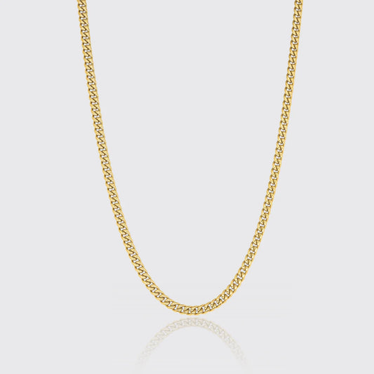 MICRO CUBAN CHAIN - [GOLD]