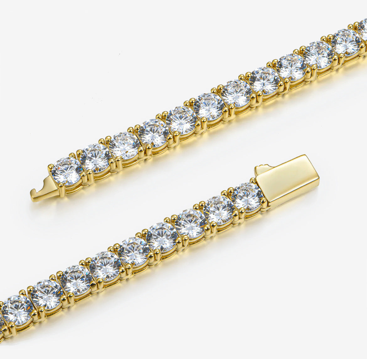 gold tennis chain 5mm