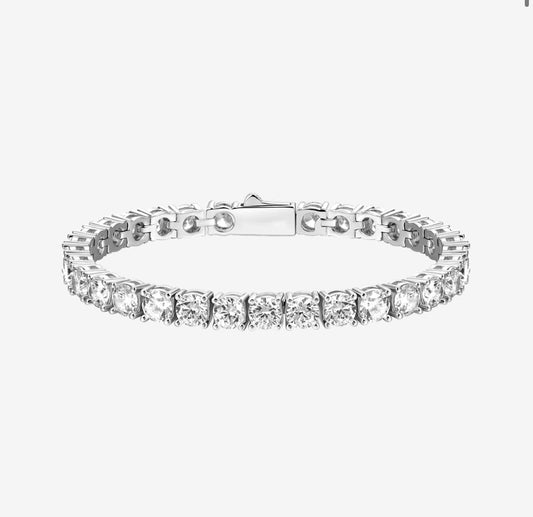 TENNIS BRACELET [WHITE GOLD 5mm]