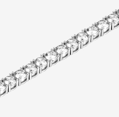 TENNIS BRACELET [WHITE GOLD 5mm]