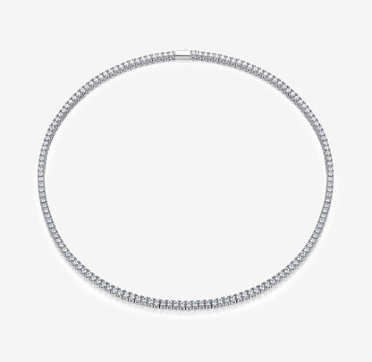 womens 3mm tennis necklace
