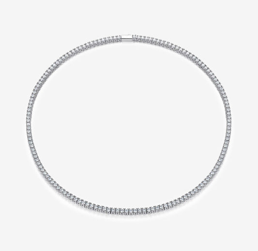 womens 3mm tennis necklace