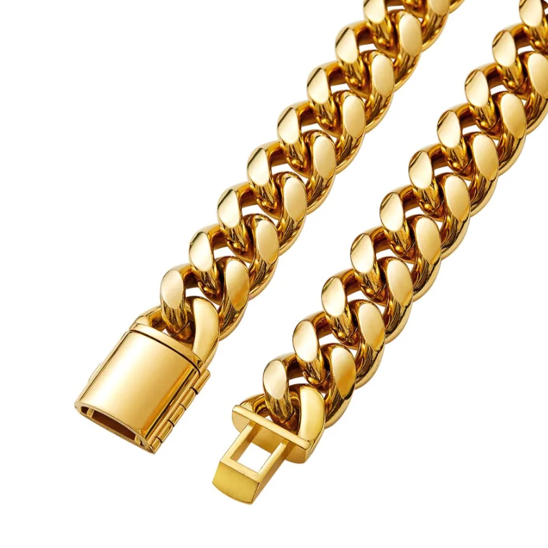gold cuban bracelet 