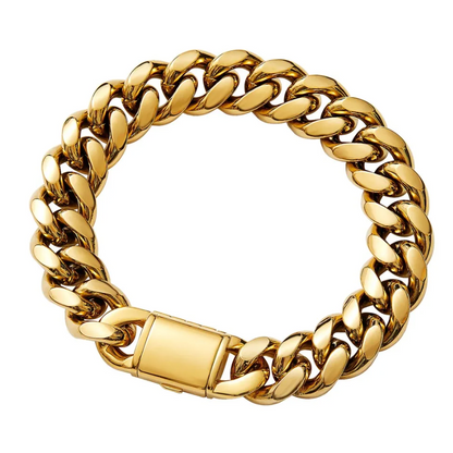 gold cuban bracelet