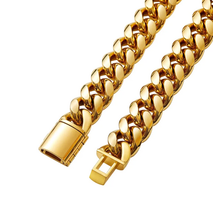 CLASSIC CUBAN BRACELET [GOLD 10mm]