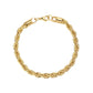 gold rope bracelet