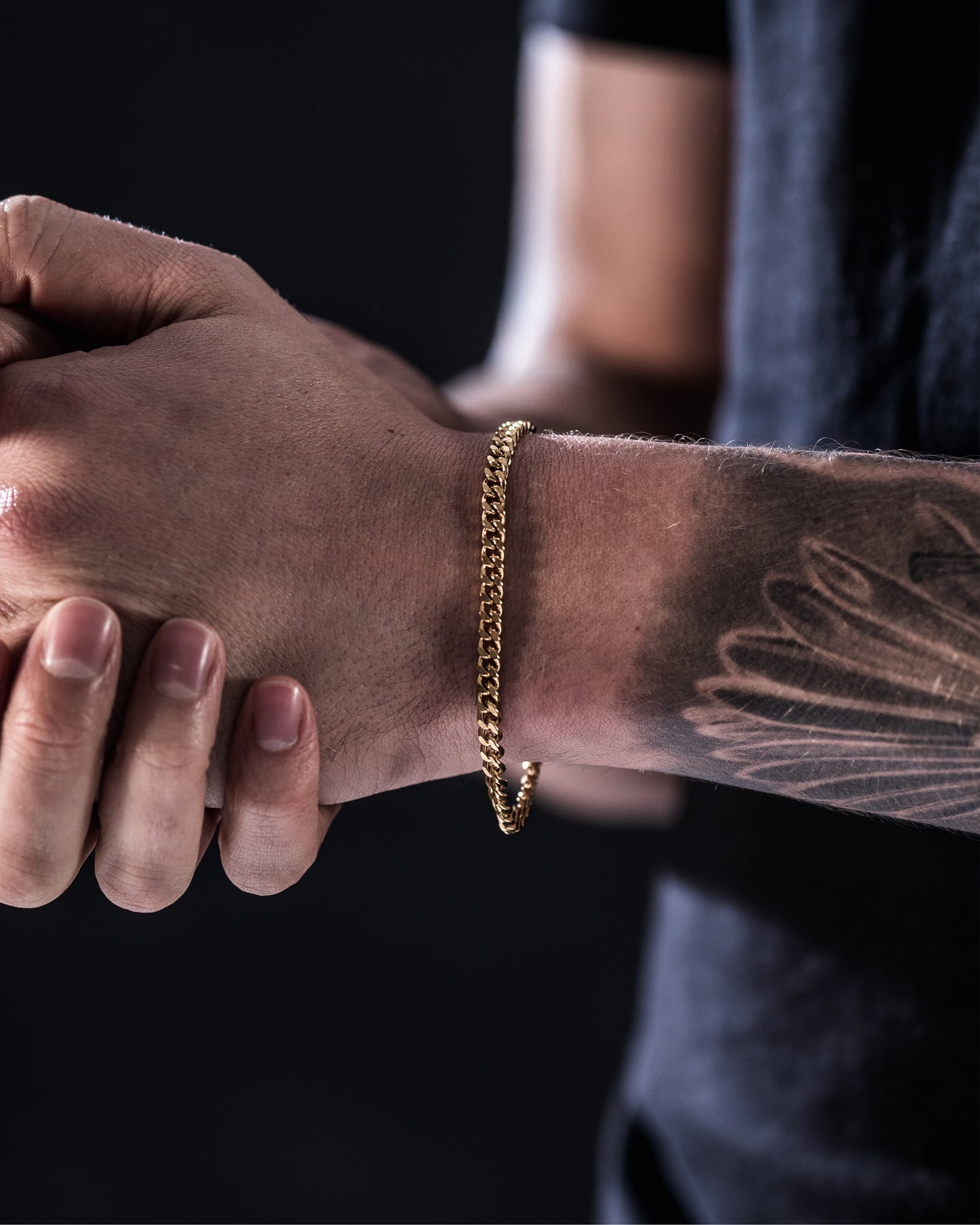 MICRO CUBAN BRACELET - [GOLD]